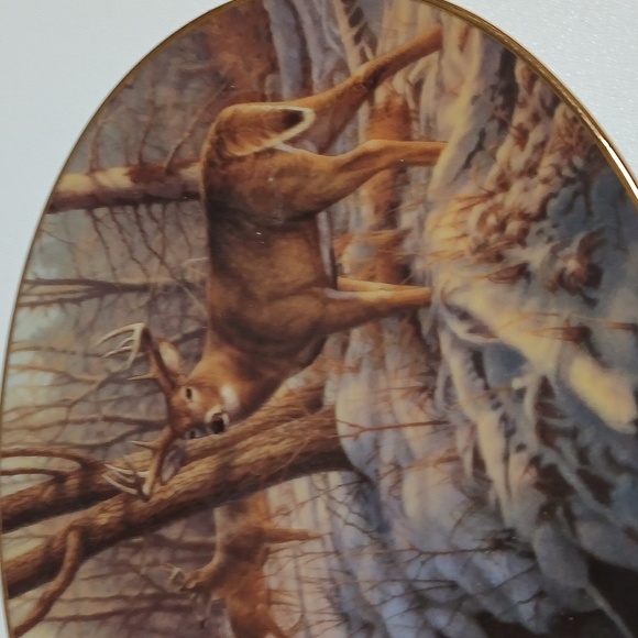 Winter's Calm Collecter Plate 1st Issue Bradford Exchange - Picture 2 of 7